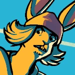 bunny girl hopping a wall thumbnail